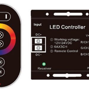 Controller RGB RF 12/24V 432w con Telecomando RF